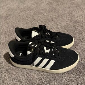 Adidas Classic Black with White Stripes Shoes